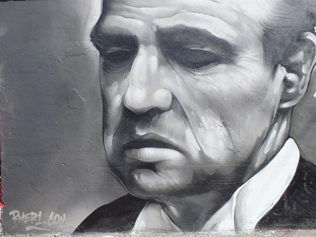 Marlon Brando by the artist Rmer Photo by DIFF GRAFF