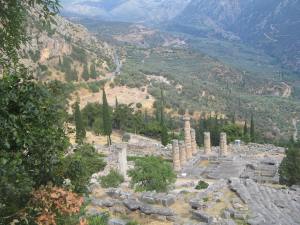 Sacred Delphi Temple of Apollo